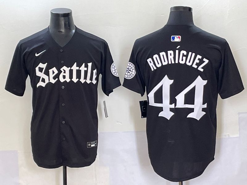 Men 2025 Seattle Mariners #44 Rodriguez Five generations Joint Name Nike MLB Jersey style 1->seattle mariners->MLB Jersey